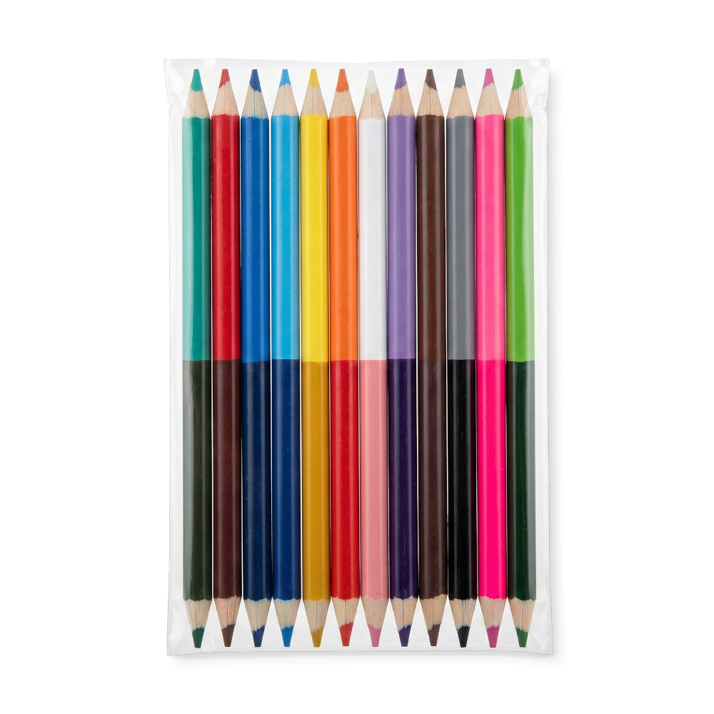 SET DE 12 COLORES DOBLEPUNTA EN BOLSA (CP) - Pro-Ponemos