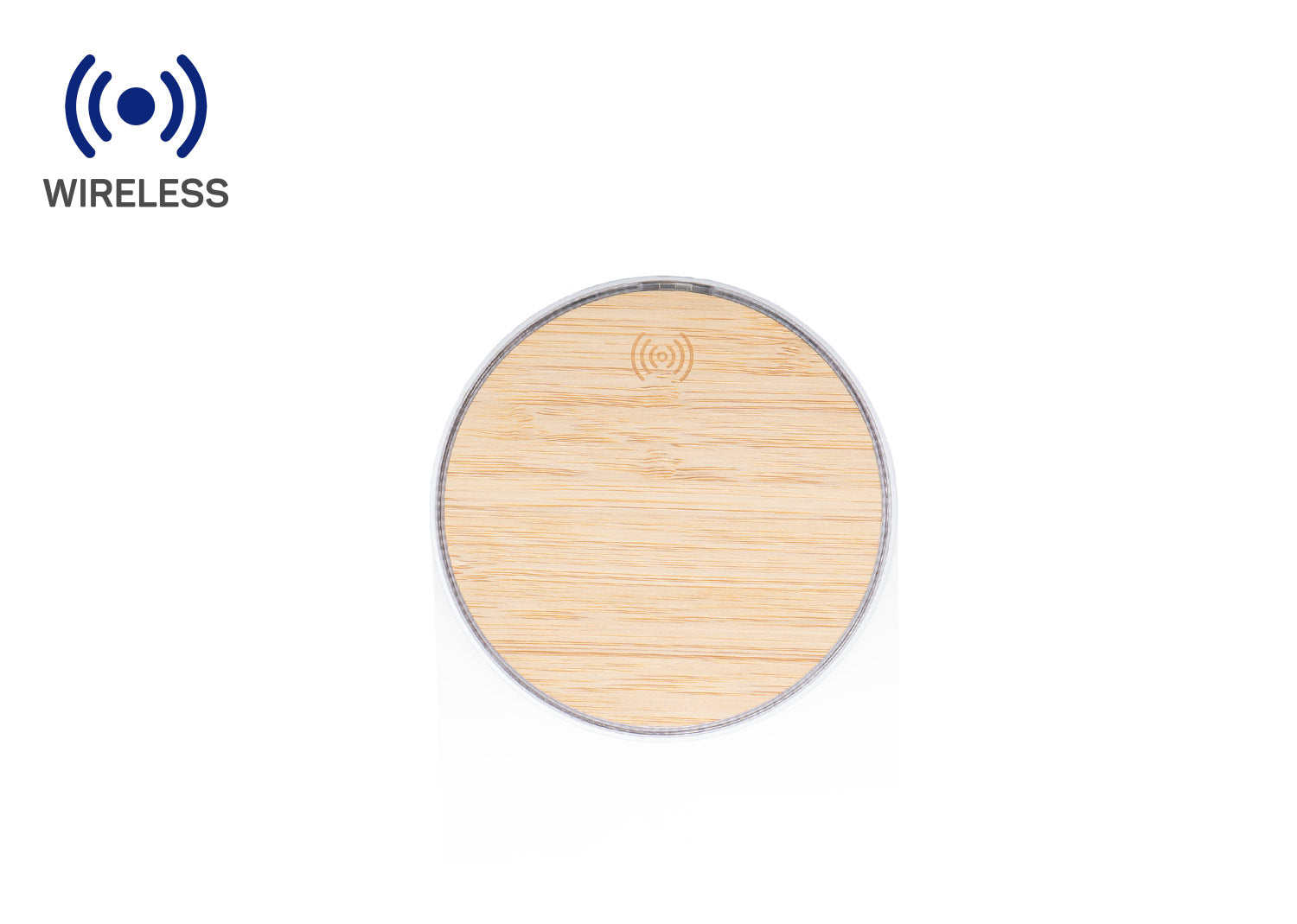 TE0673 Cargador Wireless Bambú (MP) (NUEVO) - Pro-Ponemos