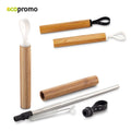 Pitillo Reutilizable Metálico Bamboo  CP-291(cp) - Pro-Ponemos