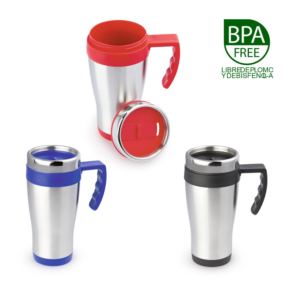 BE0036 Mug en Acero Spike 400 ml / 13 Oz (MP) - Pro-Ponemos