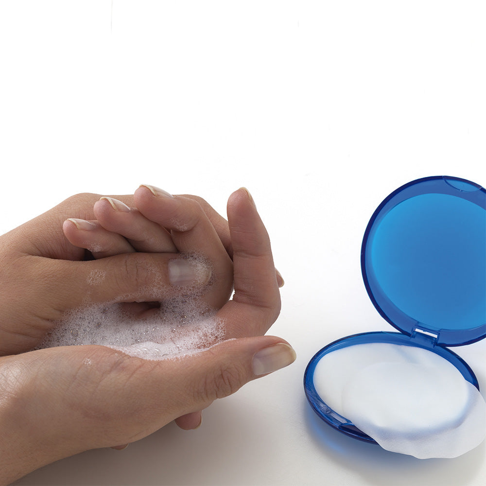 Hojas De Jabon Antibacteriano Con Estuche CP-164 (CP) - Pro-Ponemos