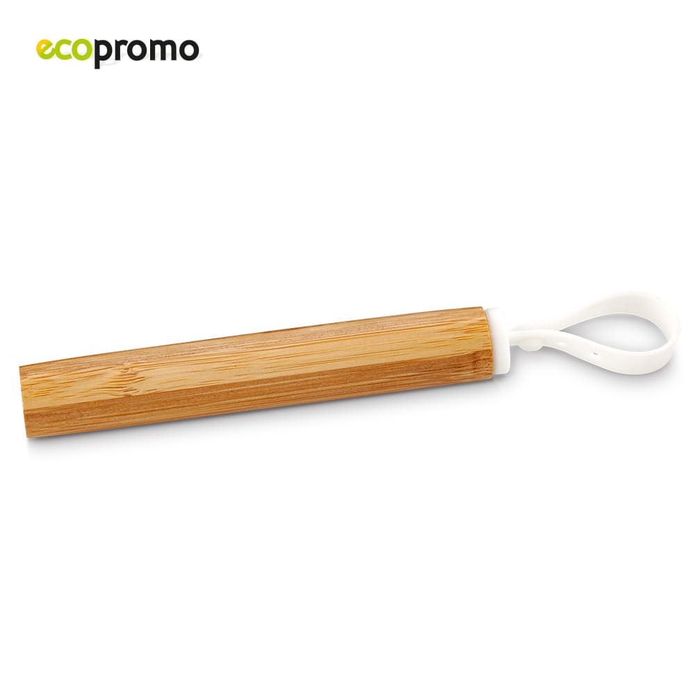 Pitillo Reutilizable Metálico Bamboo  CP-291(cp) - Pro-Ponemos