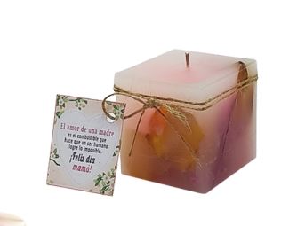 VELA MINI CUADRADA PERSONALIZADA - Pro-Ponemos