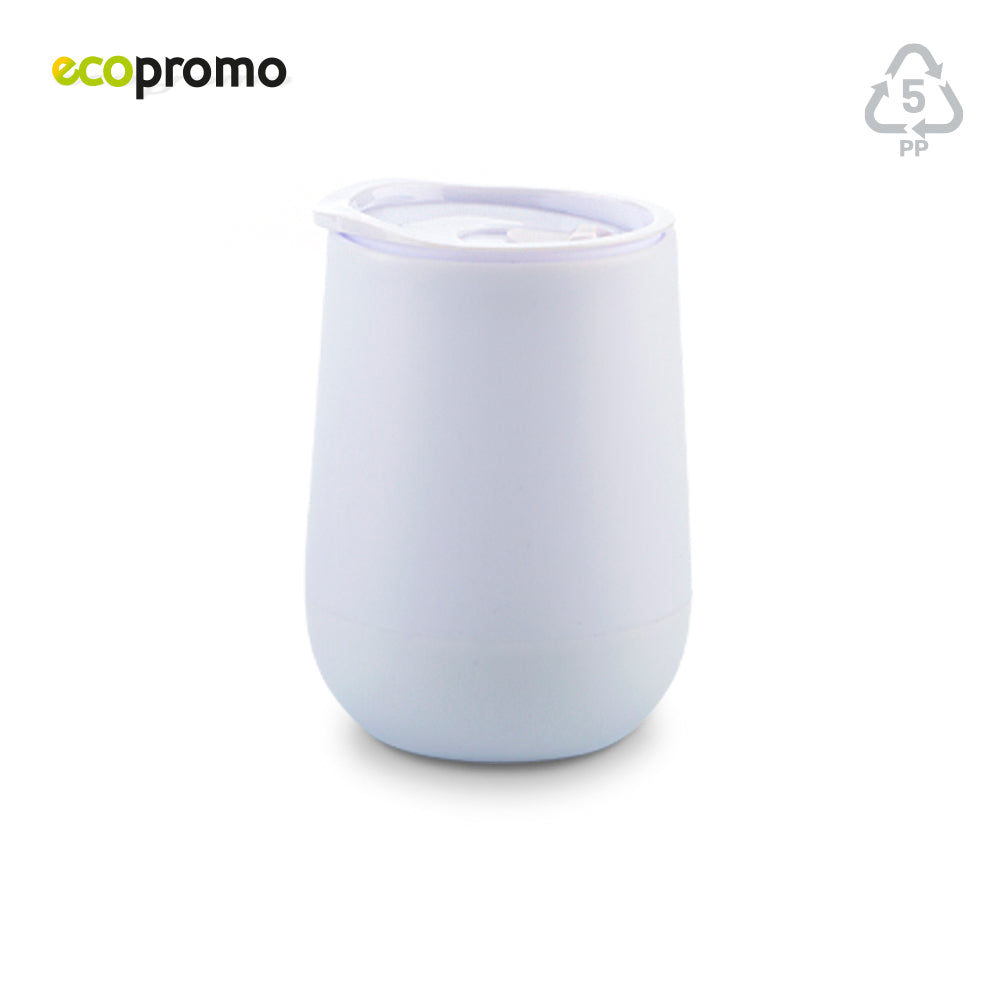 Mug Plástico Doble Pared Eco 350ml MU-369 (CP) (NUEVO) - Pro-Ponemos