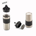 Mug Metálico con Prensa Francesa 450ml MU-384 (CP) (NUEVO) - Pro-Ponemos