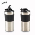 Mug Metálico con Prensa Francesa 450ml MU-384 (CP) (NUEVO) - Pro-Ponemos