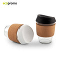 Taza en Vidrio Cork 350ml MU-390 (CP) (NUEVO) - Pro-Ponemos