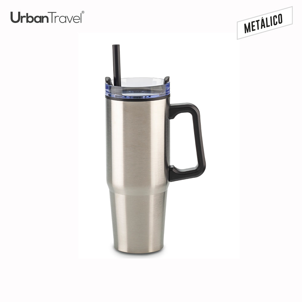 Mug Metálico y Plástico Chester Urban Travel 900ml MU-396 (CP) (NUEVO) - Pro-Ponemos