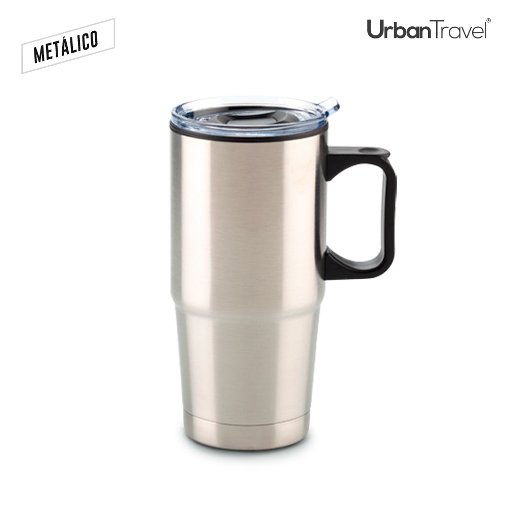 Mug Metálico Cobalt Urban Travel 600ml MU-398 (CP) (NUEVO) - Pro-Ponemos