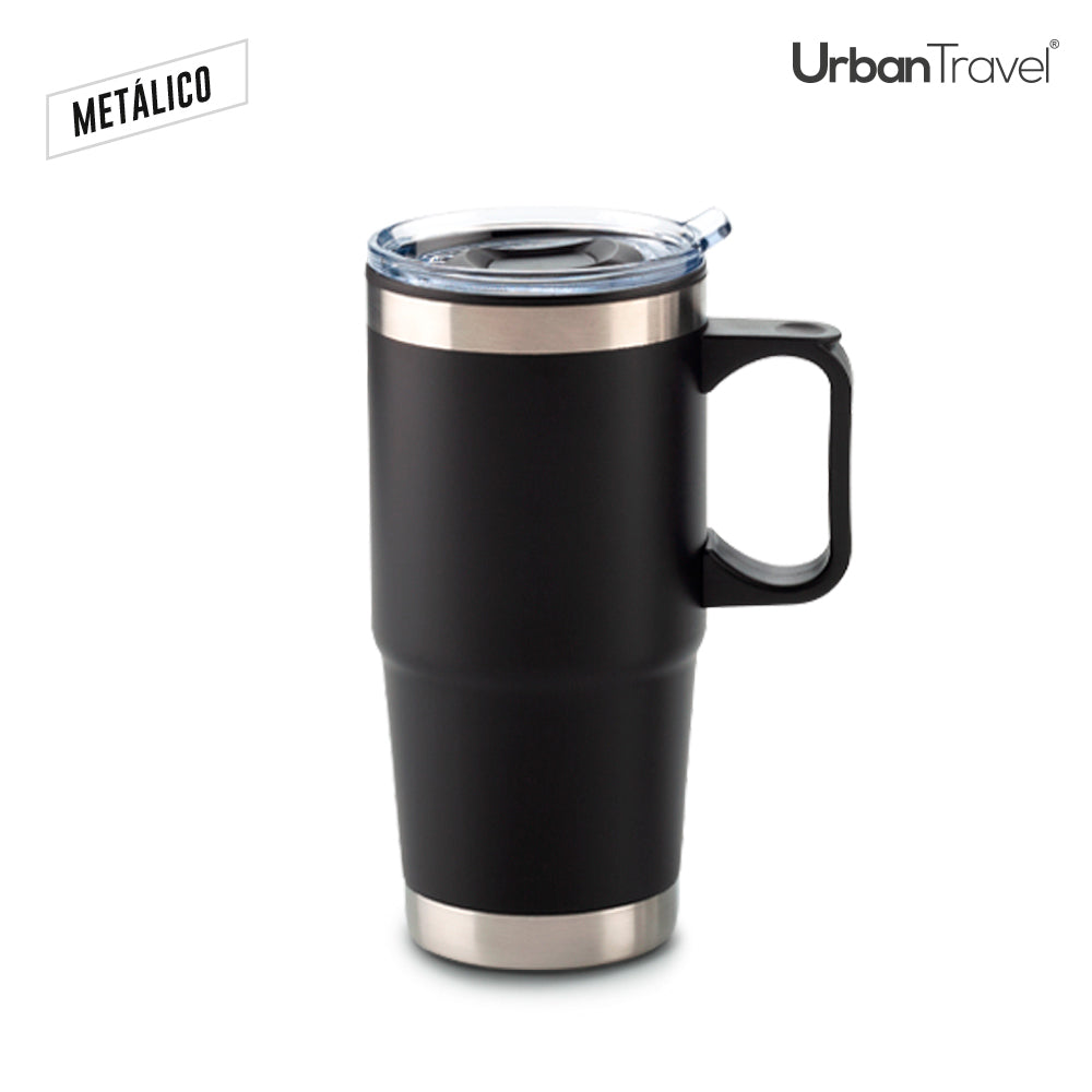 Mug Metálico Cobalt Urban Travel 600ml MU-398 (CP) (NUEVO) - Pro-Ponemos