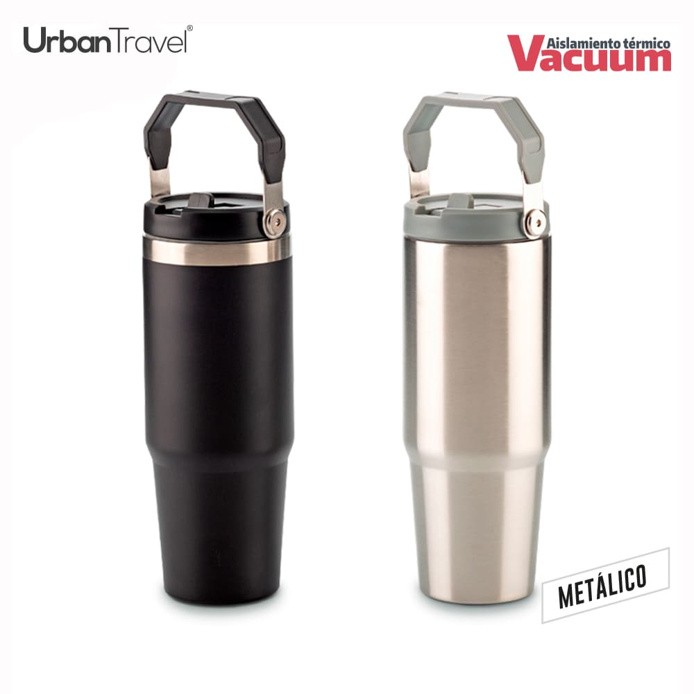 Mug Metálico Elven Urban Travel 900ml MU-399 (CP) (NUEVO)