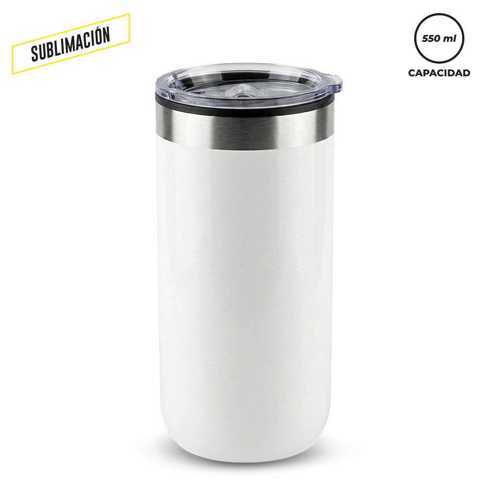 Mug Metálico para Sublimacion KUP 550 ml MU-456 (CP) - Pro-Ponemos