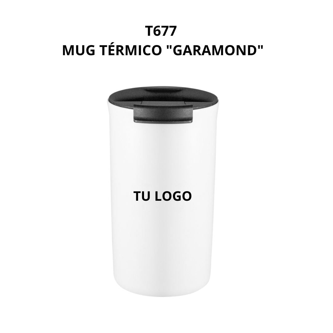 T677  MUG TÉRMICO "GARAMOND" (CDO) - Pro-Ponemos