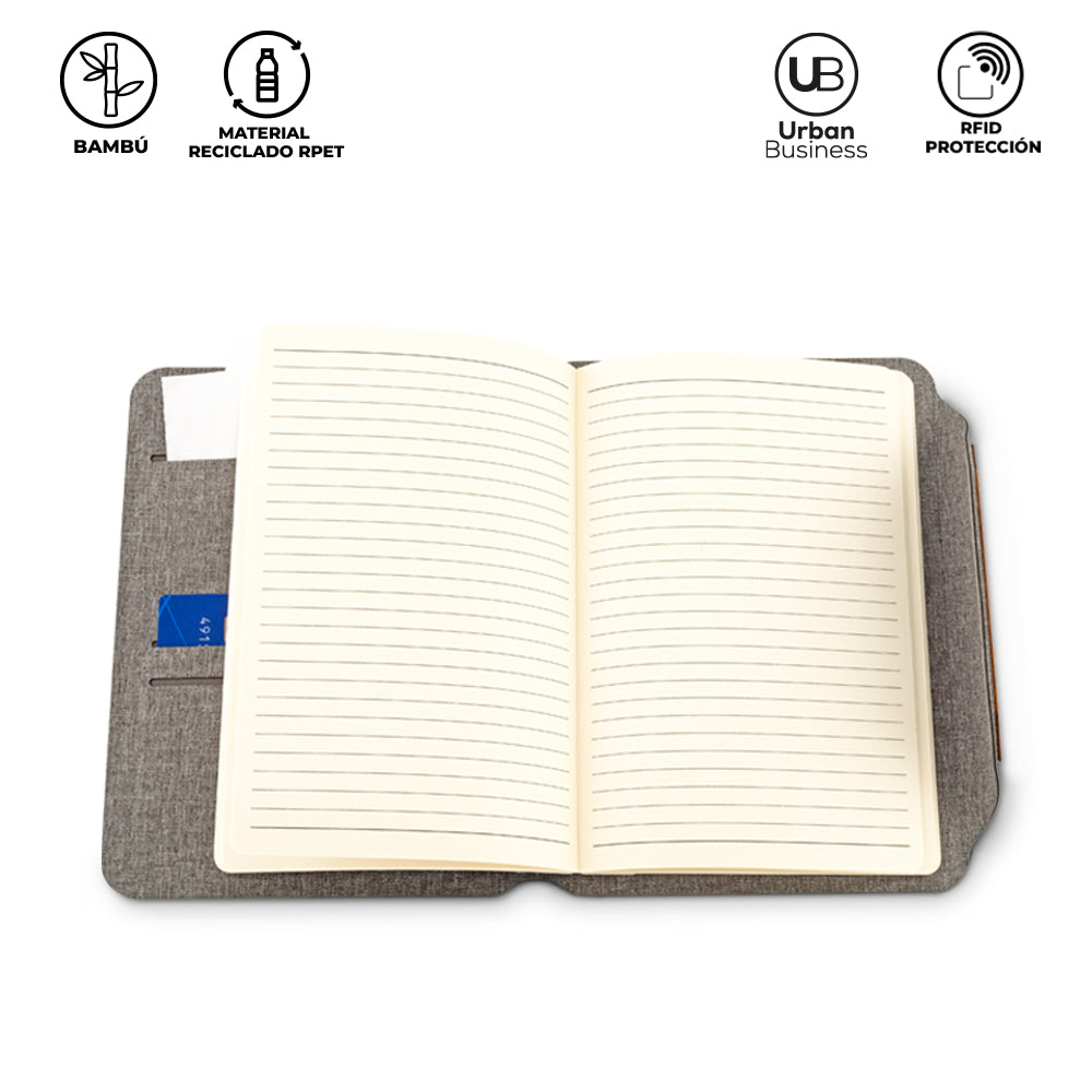 Libreta Multifuncional RPET Bamboo Urban Business OF-642 (CP) (NUEVO) - Pro-Ponemos