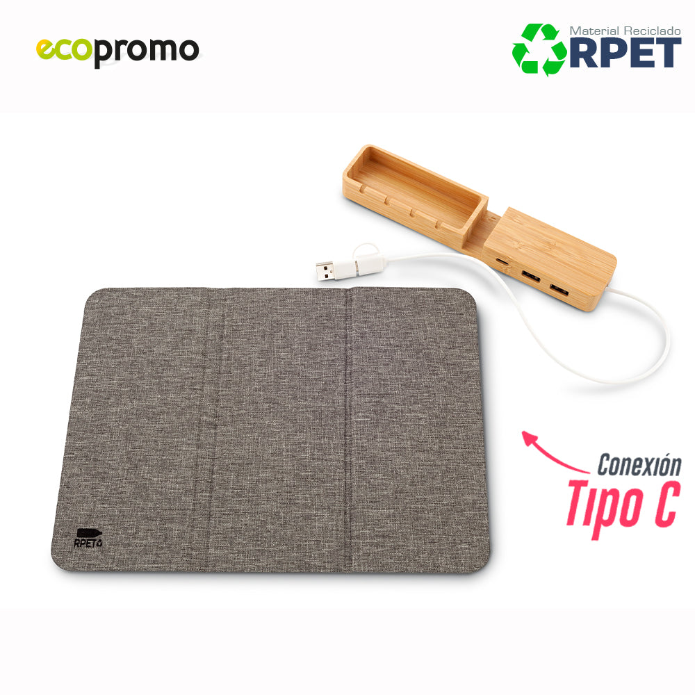 Mouse Pad Organizer Eco TE-611 (CP) (NUEVO)