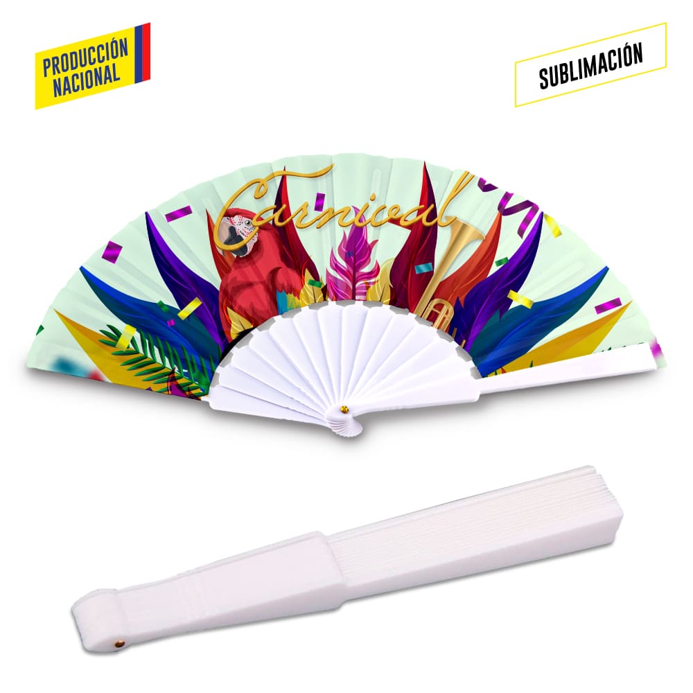 Cuerpo Plastico para Abanico(Tela impresa ProdNal)  VA-196-1 (CP) - Pro-Ponemos