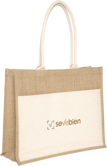 C589  Bolsa de algodón y yute "YUCATÁN" (SS) (UEVO) - Pro-Ponemos