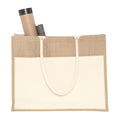 C589  Bolsa de algodón y yute 