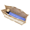 C589  Bolsa de algodón y yute 