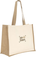 C592  Bolsa de algodón y yute 