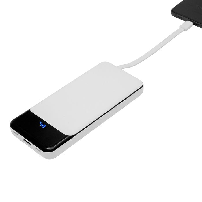 EC776  Power Bank multipuerto "ATLANTA" (SS) - Pro-Ponemos