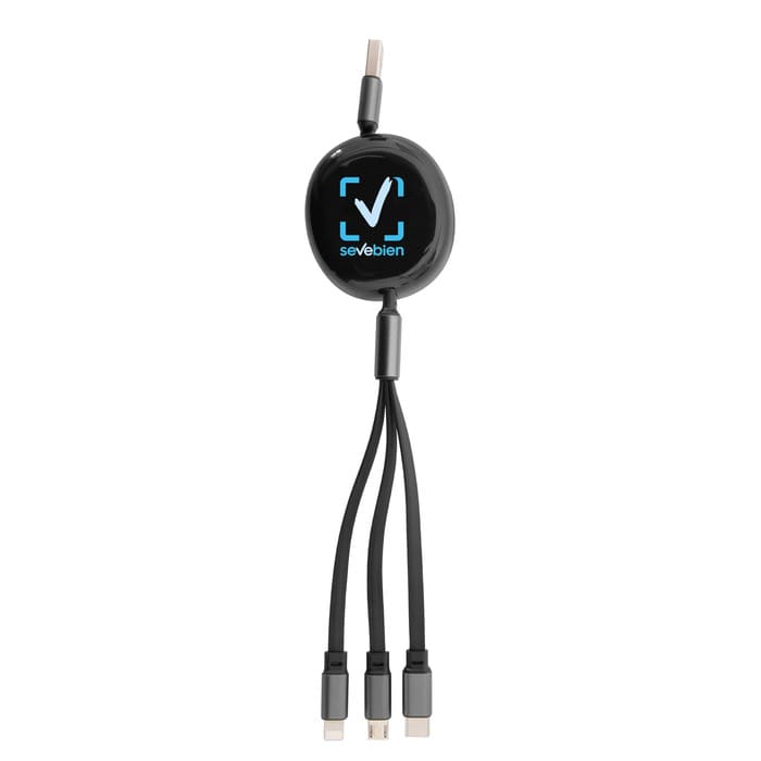 EC775  Cable retráctil de carga "JACK" (SS) - Pro-Ponemos